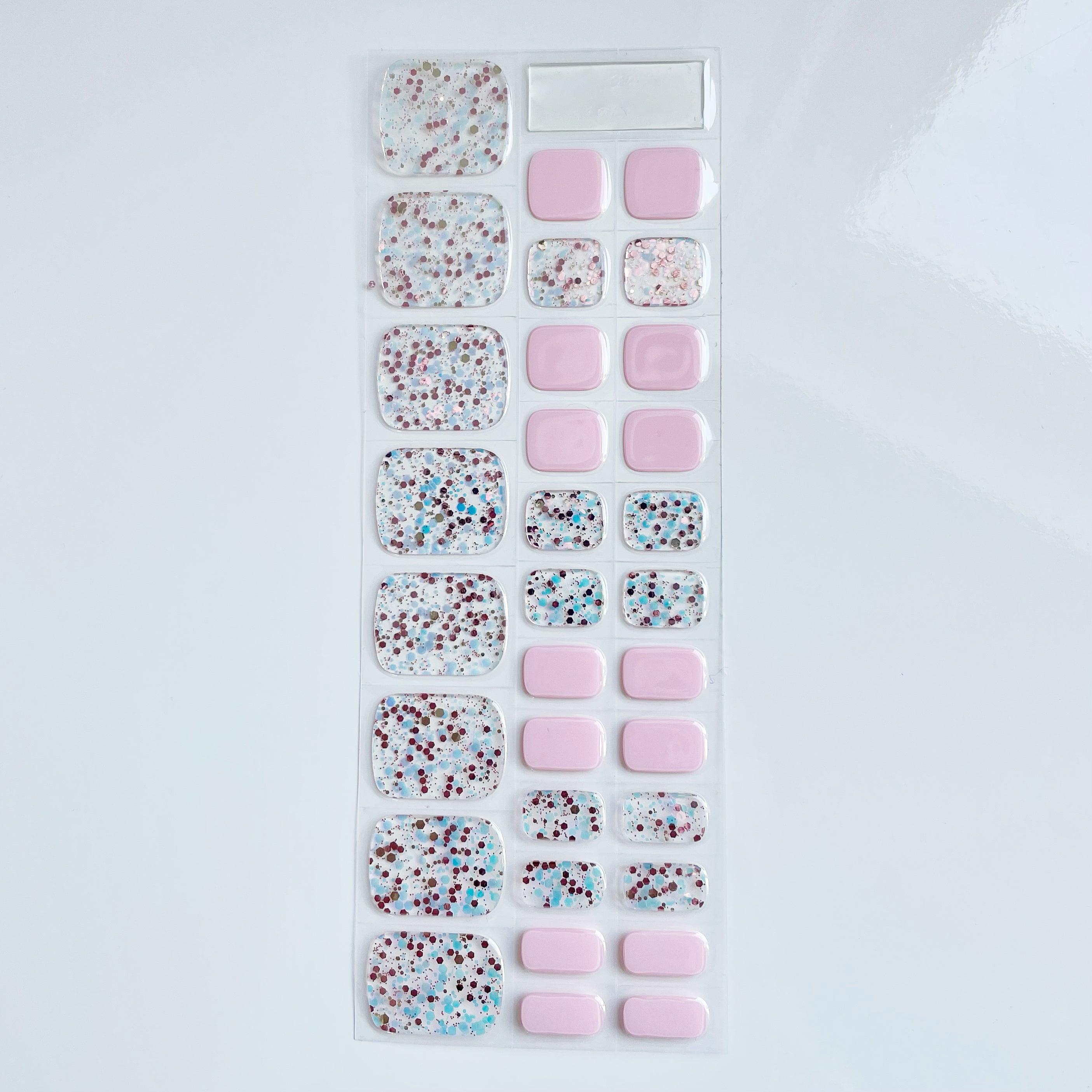 (Pedi/Toes) Twinkle Toes Semi Cured Gel Nail Wraps - Image 4